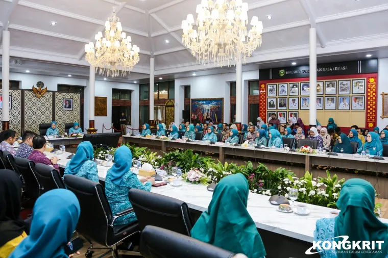 Ketua TP PKK Muba Hadiri Rakor di Griya Agung, Siap Perkuat Sinergi Program Pemberdayaan Keluarga