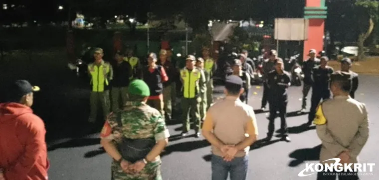 Tiga Pilar Kelurahan Jatiranggon Gelar Apel Malam dan Patroli Gabungan untuk Jaga Kamtibmas