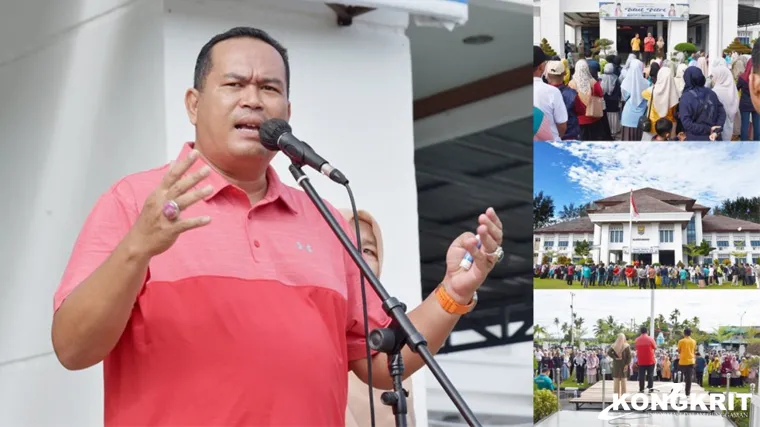 Wali Kota Pariaman Ingatkan Disiplin dan Loyalitas ASN Saat Pimpin Apel Gabungan
