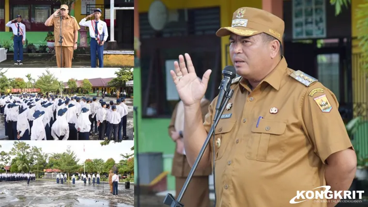 Wali Kota Pariaman Jadi Inspektur Upacara di SMPN 4, Tekankan Pentingnya Disiplin dan Cinta Tanah Air