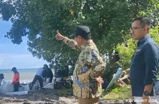 Bupati Padang Pariaman JKA Monitoring Langsung Progres Goro Akbar di Batang Ulakan