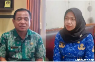 Kadisnakkeswan Tulungagung, Mulyanto dan Kabid Keswan, drh. Tutus Sumaryani