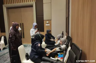 Hotel Santika Bukittinggi Konsisten Gelar Donor Darah, Dukung Ketersediaan Stok di PMI