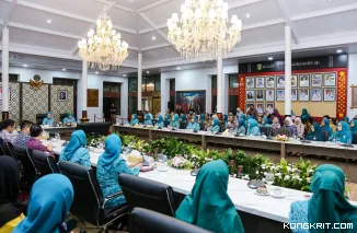 Ketua TP PKK Muba Hadiri Rakor di Griya Agung, Siap Perkuat Sinergi Program Pemberdayaan Keluarga