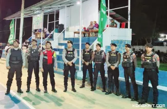 Polres Nagekeo Amankan Turnamen Futsal Lebaran Cup melalui Patroli dan Pengamanan Aktif