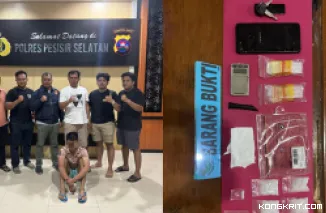 Satresnarkoba Polres Pessel Tangkap Pengedar Sabu di Rawang Painan, Tersangka Berhasil Diamankan