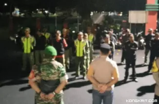 Tiga Pilar Kelurahan Jatiranggon Gelar Apel Malam dan Patroli Gabungan untuk Jaga Kamtibmas