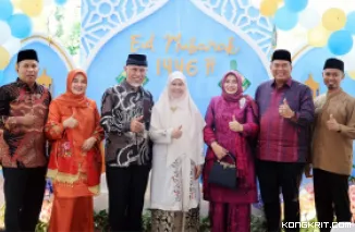 Wali Kota Pariaman Hadiri Open House Gubernur Sumbar di Hari Kedua Idul Fitri 1446 H