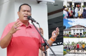 Wali Kota Pariaman Ingatkan Disiplin dan Loyalitas ASN Saat Pimpin Apel Gabungan