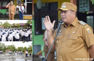 Wali Kota Pariaman Jadi Inspektur Upacara di SMPN 4, Tekankan Pentingnya Disiplin dan Cinta Tanah Air