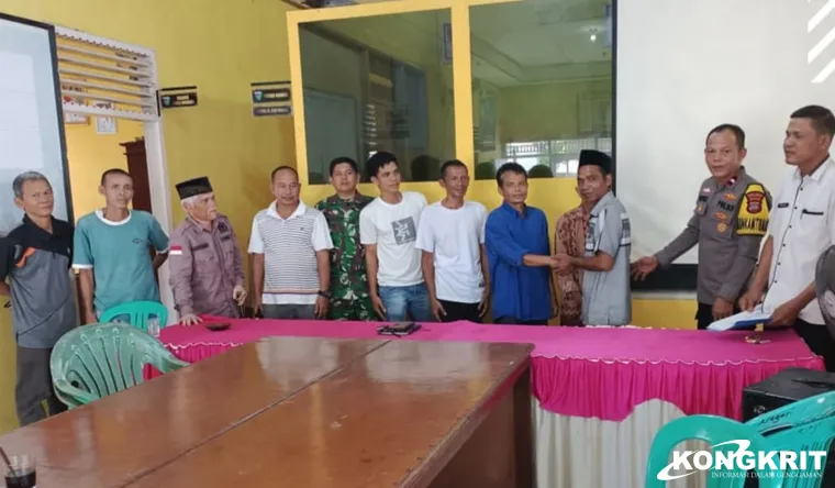 Bhabinkamtibmas Polsek Ranah Pesisir Berhasil Mediasi Konflik Warga di Nagari Sungai Tunu