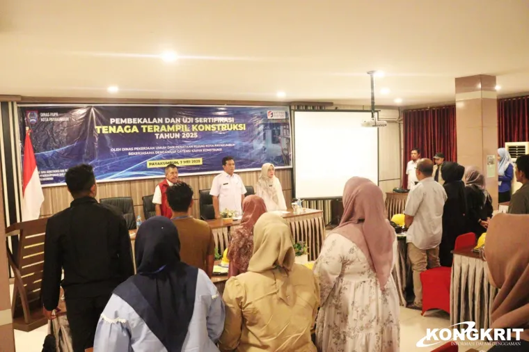 Dinas PUPR Kota Payakumbuh Gelar Uji Sertifikasi Tenaga Terampil Konstruksi 2025