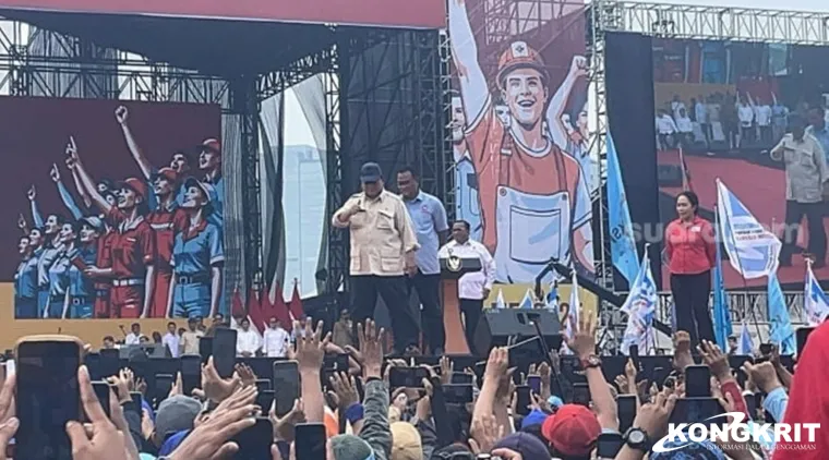 Presiden Prabowo Tegaskan Komitmen Berantas Korupsi di Hadapan Buruh pada Peringatan May Day 2025