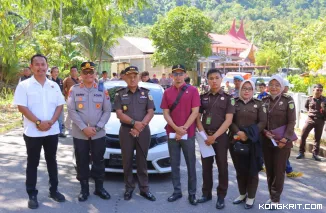 Kapolres Pesisir Selatan Hadiri Rekonstruksi Kasus Kematian Remaja di Kecamaatan IV Jurai