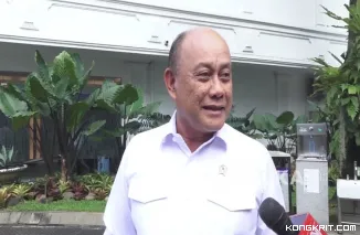 Kepala Badan Gizi Nasional (BGN) Prof Dadan Hindayana di Kompleks Istana Kepresidenan Jakarta