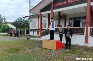 Peringati Hardiknas 2025, Kecamatan Pancung Soal Gelar Upacara Bendera Merah Putih