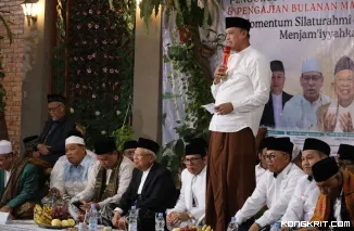 Wali Kota Bekasi Hadiri Halal Bihalal PCNU, KH. Ma'ruf Amin Tekankan Peran Pesantren dalam Stabilitas Bangsa