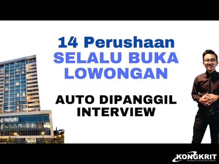 Ilustrasi perusahaan buka lowongan kerja.