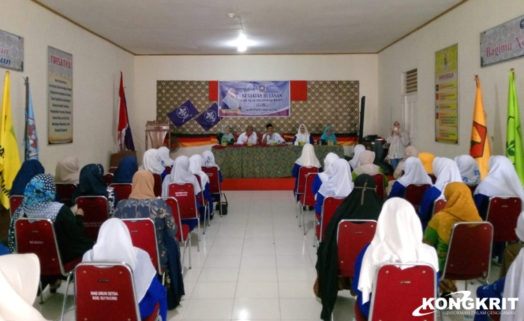 Wirid Bulanan GOW Kabupaten Sijunjung dipimpin oleh Ny. Dona Iraddatillah