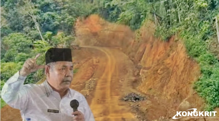Bupati Solok, Epyardi Asda menantang Pemerintah Provinsi Sumatera Barat menyelesaikan jalan penghubung Alahan Panjang di Kabupaten Solok dengan Bayang di Pesisir Selatan. Foto: Dok. Istimewa.