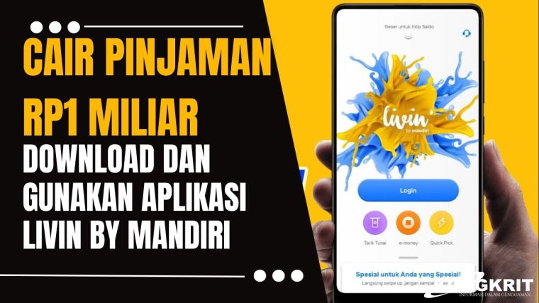 Ilustrasi Pinjaman Livin By Mandiri