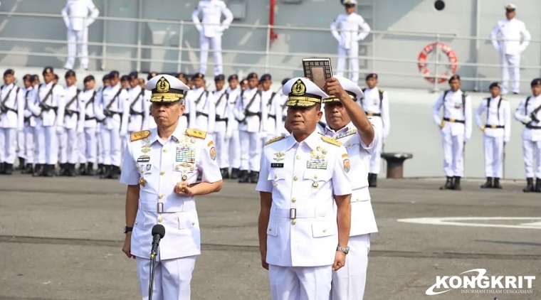 Danlantamal XIII Hadiri Sertijab Pangkoarmada II