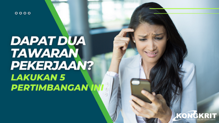 Ilustrasi mendapat tawaran kerja.