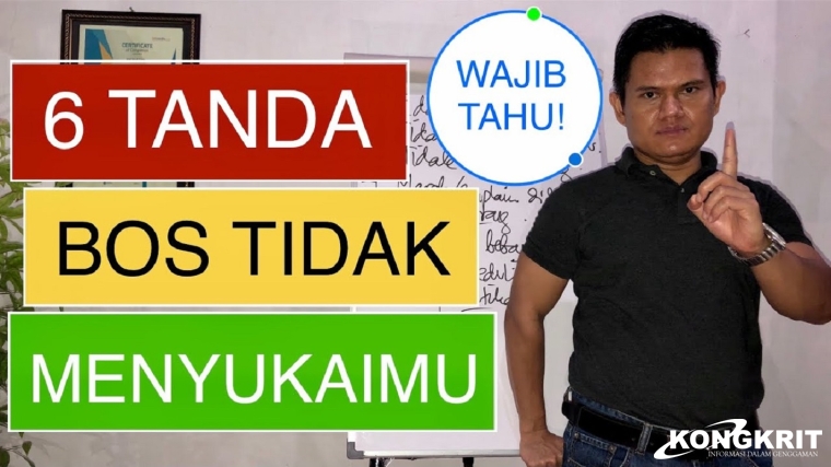 Ilustrasi tanda bosa tidak menyukai karyawannya.