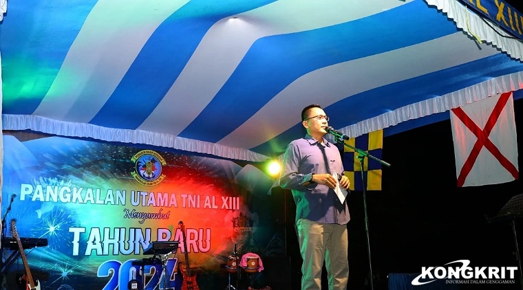 Keluarga Besar Lantamal XIII Gelar Acara Sambut Tahun Baru 2024