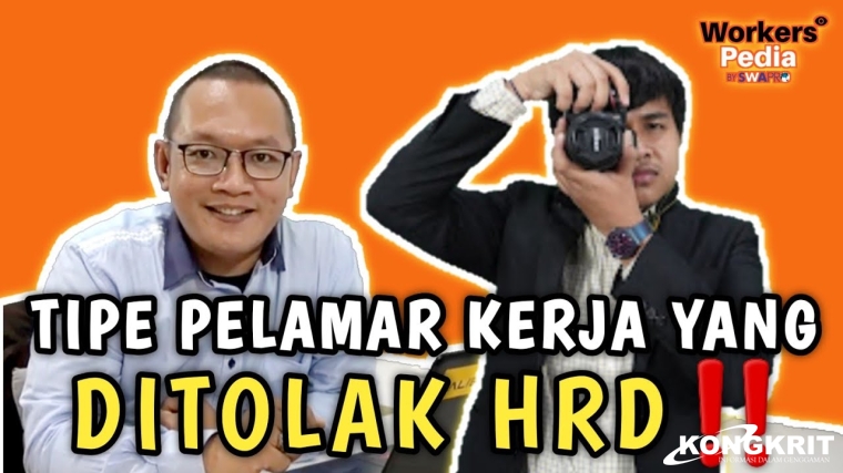 Ilustrasi melamar pekerjaan.