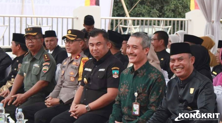 Ketua DPRD Kabupaten Dharmasrya Hadiri Peresmian Perpustakaan Daerah di kawasan Sport Center Dharmasraya.