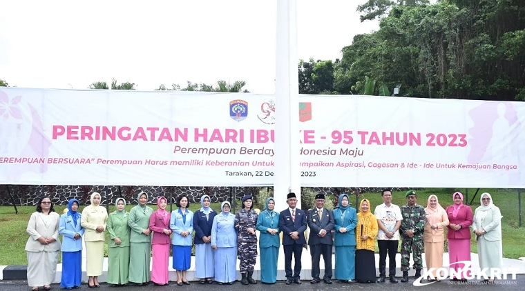 Lantamal XIII Hadiri Acara Peringatan Hari Ibu ke 95 Tahun 2023