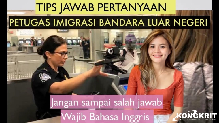 Ilustrasi petugas Imigrasi.