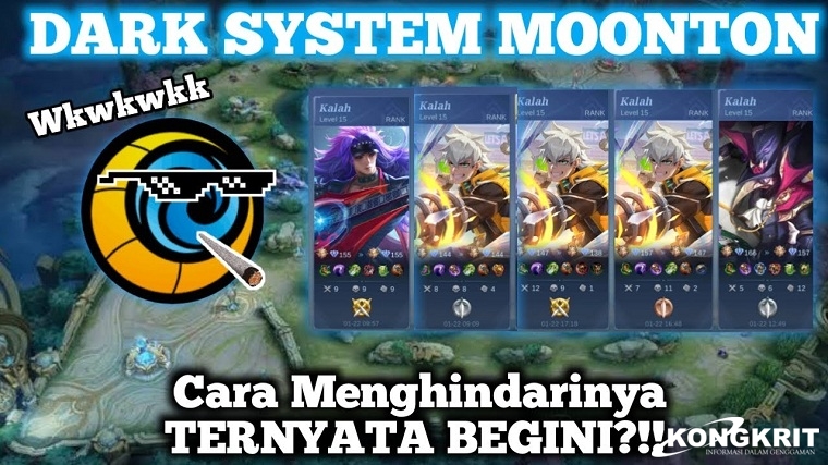 Mengatasi Dark System di Mobile Legends, Tips dan Trik Agar Menang Terus! (Foto : Youtube Keluhan Moba)