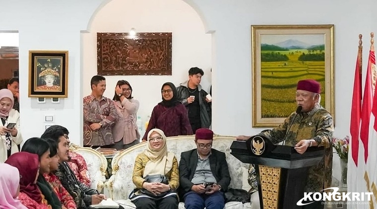 Menteri PUPR Basuki Hadimuljono saat bersilaturrahmi dengan WNI di Tunisia