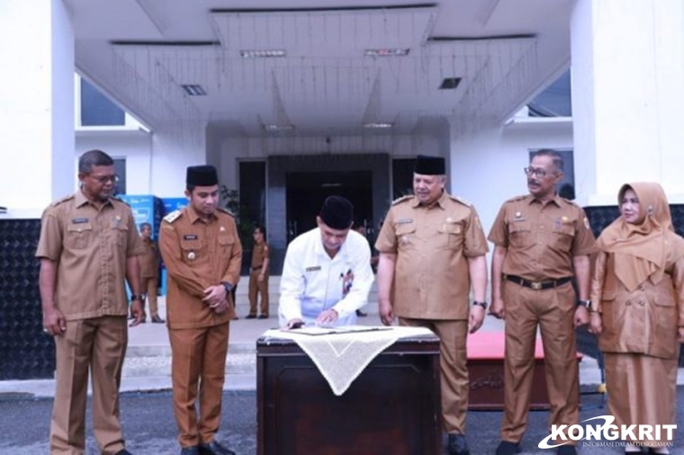 Pemko Solok dan Kemenag Gelar MoU Gerakan Menanam Pohon untuk Calon Pengantin di Kota Solok (Selasa, 2 Januari 2024)