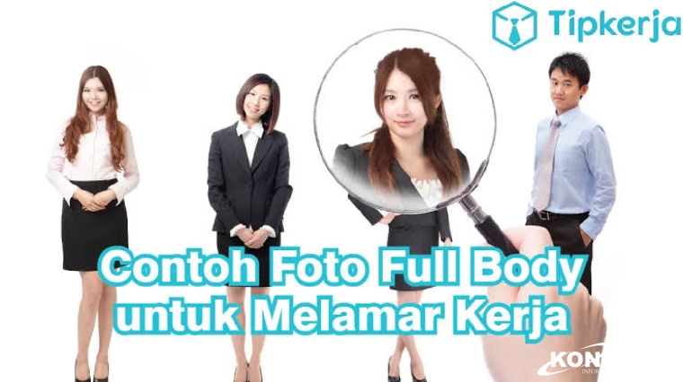 Ilustrasi pose foto kerja.