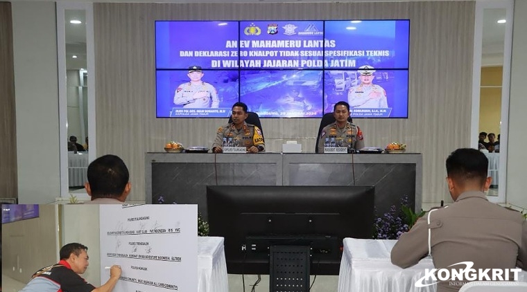 Puluhan Klub Motor se -  Kediri Raya Deklarasi Zero Knalpot Yang Tidak Sesuai Spesifikasi Teknis