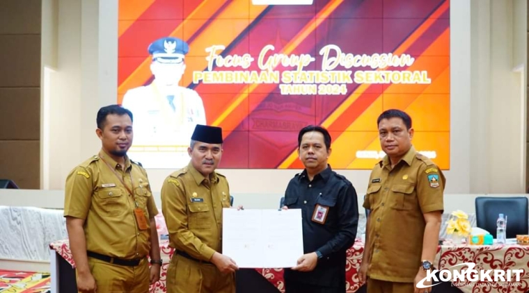 Sekda Dharmasraya Pimpin FGD Pembinaan Statistik Sektoral 2024, Meningkatkan Kualitas Data untuk Kemajuan Daerah