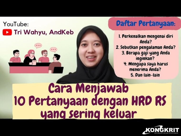 Ilutrasi lamar kerja di rumah sakit.