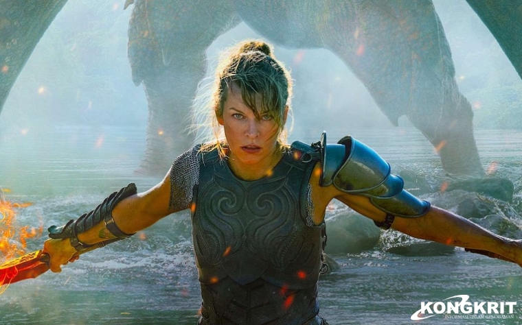 Serunya Petualangan Artemis dan Pemburu Lawan Makhluk Buas di Film Monster Hunter. (Foto : Dok. Istimewa)