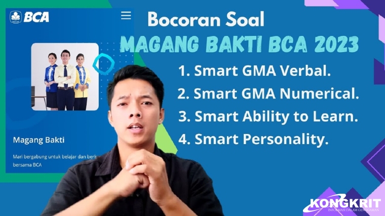 Ilustrasi bocoran soal magang bakti BCA.