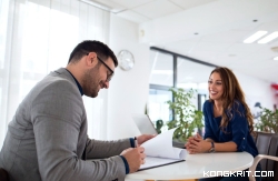 Ilustrasi interview kerja. (Foto: istimewa)