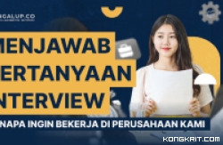 Ilustrasi interview kerja