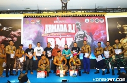 Body Fitness Competition Open Se-Indonesia, digelar di Ballroom Hotel Tarakan Plaza, Kota Tarakan, Provinsi Kalimantan Utara pada Minggu (10/12).