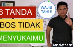 Ilustrasi tanda bosa tidak menyukai karyawannya.