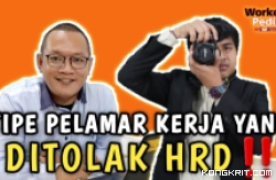 Ilustrasi melamar pekerjaan.