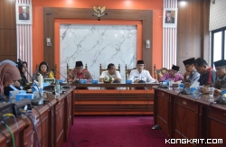 Rapat Persiapan MTQ Nasional ke-XL Tingkat Provinsi Sumatera Barat yang dilakukan Pemko Pariaman beserta Stakeholder terkait, Rabu (6/12/2023).