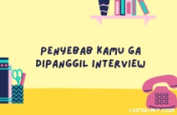 Ilustrasi interview kerja.