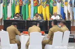 Mendagri memimpin Rakor Pengendalian Inflasi Daerah, Senin (4/12/2023)